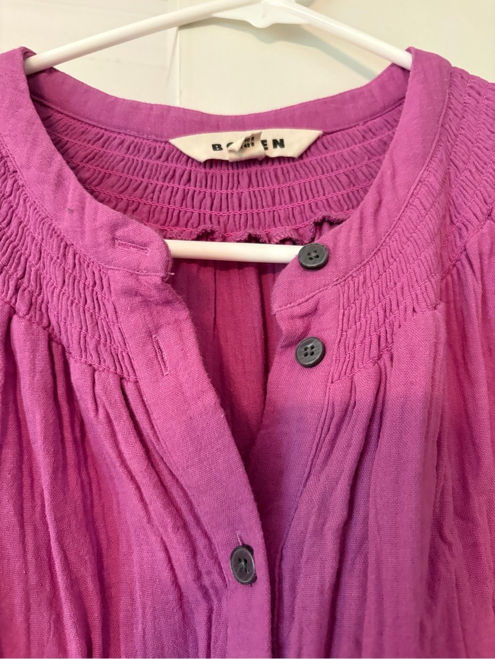 Boden Women’s Gauze Style Pink Maxi Dress US size 10 - Picture 4 of 6